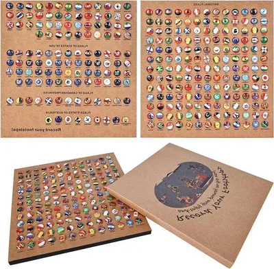 Zdjęcie produktu dla 291 sztuk pinezek do map z metalowymi szpilkami – ozdobne pinezki do majsterkowania i tablic ogłoszeniowych.