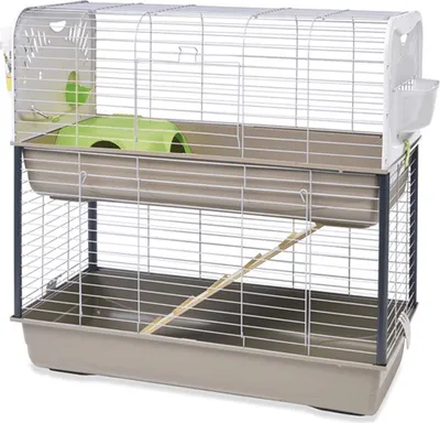 Image de Beeztees Cage à lapins Caesar 3 Double 100x50x97 cm 266888