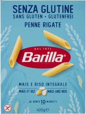 Zdjęcie produktu dla Barilla Makaron Penne Rigate Bezglutenowy 400 g