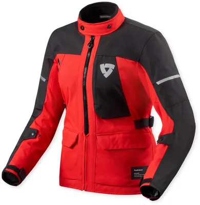 Obrázok produktu pre Vodotesná dámska textilná motocyklová bunda Revit Convergent H2O, červená/čierna, veľkosť 34
