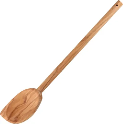 Produktbild von Fackelmann Kochlöffel spitz 30 cm OLIVE, Löffel aus Holz, Design-Küchenhelfer aus Oliven-Holz, robust und mit unverkennbarer Maserung (Farbe: Braun)