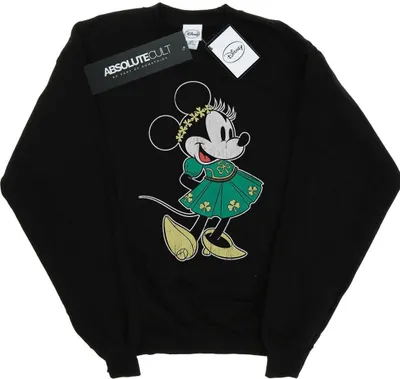 Produktbild von Disney - "St Patrick's Day" Sweatshirt für Damen BI27926 (XL) (Schwarz)