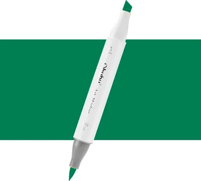 Zdjęcie produktu dla Dwustronny pędzel i dłuto OHUHU, BG2 Deep Green