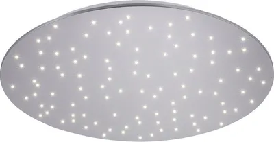 Image de Plafonnier LED, effet étoilé, intensité lumineuse variable, télécommande, D 48 cm