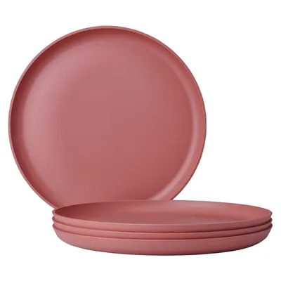 Productafbeelding van Plat bord Silueta 260 mm set 4 stuks - Vivid mauve