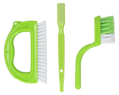 Image de Brosse de nettoyage pour joints - Pour un nettoyage en profondeur des joints de carrelage et des coins - Idéale pour les sols de douche, les salles de bains et les cuisines