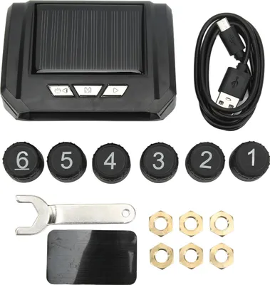 Obrázek produktu pro systém monitorování tlaku v pneumatikách 6 kol nákladních vozidel Bezdrátový monitor TPMS se senzory pro lehké obytné automobily