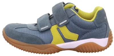 Produktbild von Superfit Kinder Halbschuhe Gr. 33, blau, mit Klettverschluss, Obermaterial Textil/Synthetik
