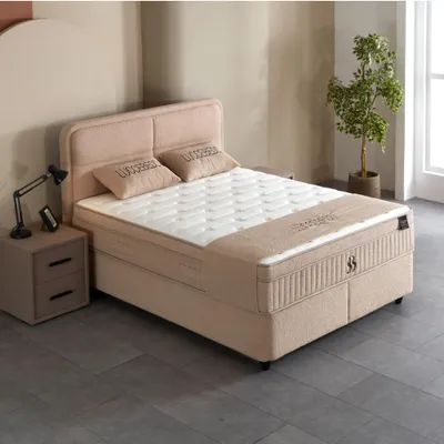 Produktbild von LUCCE Bett Boxspringbett mit Matratze 140x200