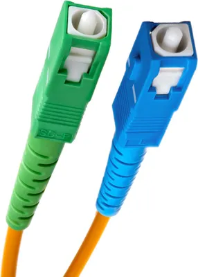 Obrázok produktu pre Force Power, optický kábel SC/APC na SC/UPC, jednovláknový, 2 m, pre Freebox, zelený / modrý
