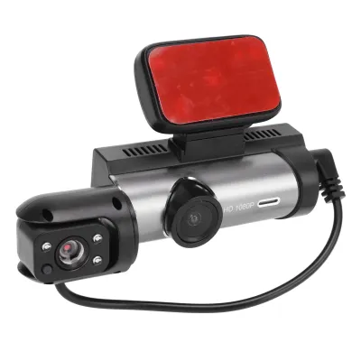 Produktbild von 3.16 Zoll Auto-Fahrtenrekorder, Vorne Hinten Aufnahme, Auto-Armaturenbrett-Kamera, HD-Nachtsicht, Parkplatz-Rückfahrmonitor