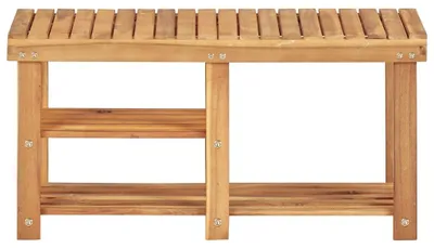 Produktbild von vidaXL Schuhregal 90 × 32 × 46 cm Massivholz Akazie