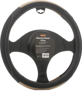 Produktbild von RIDEX 4791A0134 Lenkradbezug Ø37-39cm Schwarz Beige Lenkradhülle