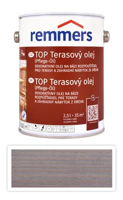 Obrázek produktu pro REMMERS TOP Terasový olej na bázi rozpouštědel 2.5 l Vodově šedá