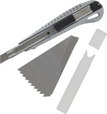 Produktbild von Krick Messer mit 10 Abbrechklingen 9 mm