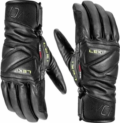 Produktbild von Leki WCR Venom Speed 3D Black/Ice Lemon 7,5 SkI Handschuhe