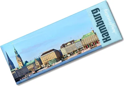 Produktbild von streetline Hamburg Jungfernstieg Panorama Souvenir Magnet