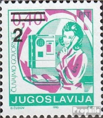 Produktbild von Briefmarken Jugoslawien 1990 Mi 2442I A (kompl.Ausg.) postfrisch Freimarke