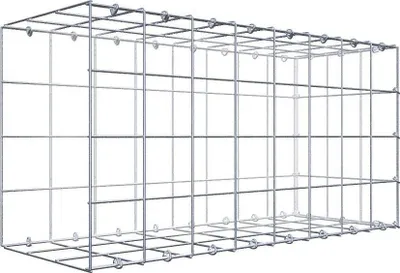 Obrázek produktu pro Přídavný gabion typu 2 80 cm x 40 cm x 30 cm (D x V x H), velikost ok 10 cm x 10 cm, C-kroužek