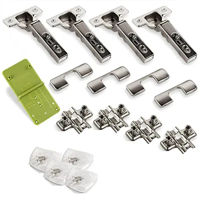 Produktbild von SOTECH Topfband T45 Eckanschlag 110° – Automatikscharnier, Klickmontage, SOFT-CLOSE (4 Stück)