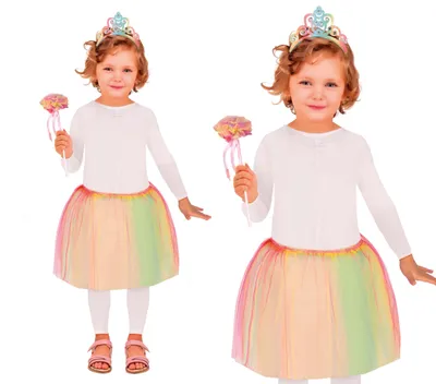 Immagine prodotto di Guirca Set bacchetta magica e tutù per bambini taglia unica