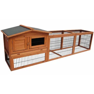 Produktbild von FLAMINGO Kaninchenstall Sunshine Jumbo 230 x 53 x 70 cm 200076