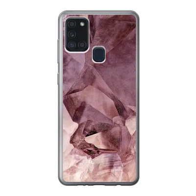 Produktbild von MuchoWow® Handyhülle Schutzhülle Hülle für Samsung Galaxy A21s Kristalle - Natursteine - Edelsteine und Mineralien Silikon Softcase Handy Hülle - Hartschale