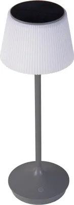 Produktbild von Näve Leuchten LED Außentischleuchte EMMI mit LED Platine dimmbar LED Außentischleuchte EMMI mit LED Platine dimmbar Außentischleuchten - Solar-/ Akkutischleuchte "EMMI" almond inkl. CCT / Touch H: 38 cm, Tischlampe für den Außenbereich im Scandi Stil aus Metall und Kunststoff in beige, 38 cm hoch, Ø 13 cm, LED Platine – dimmbar – Berührungssensor – CCT-Wechsler