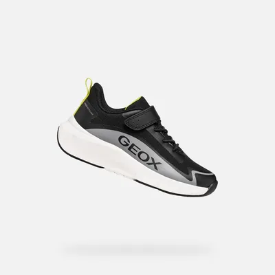 Produktbild von Geox Schwarze Pro-Ran WR-Sneaker für Jungen 32