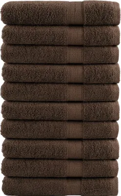 Produktbild von Premium Saunatücher SOLUND 10 Stk. Braun 80x200 cm 600 g/m²