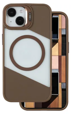 Zdjęcie produktu dla Nakładka Fusion Mag Do Iphone 14 6,1" Brązowa