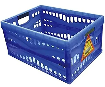 Productafbeelding van Klapbox met flessenhouder, 35 l, plastic, zeer stabiel