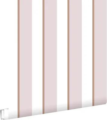 Produktbild von ESTAhome Tapete Streifen Violett und Weiß 50 x 900 cm