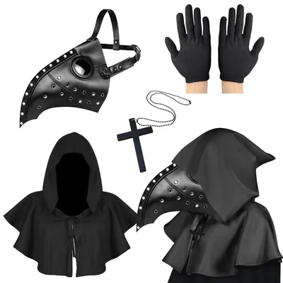 Produktbild von Steampunk Pestdoktor Maske für Cosplay und Partys