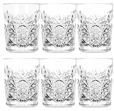 Kristallgläser für Whisky, Wasser und Saft, 355 ml, 6er-Set