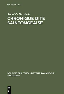 Produktbild von Chronique dite Saintongeaise