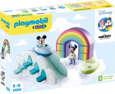 Produktbild von PLAYMOBIL Disney & Mickey and Friends 71319 1.2.3 & Disney: Mickys & Minnies Wolkenhaus