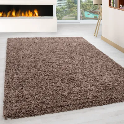 Obrázok produktu pre Life Shaggy koberec vysoký vlas obdĺžnik 140x200cm moka
