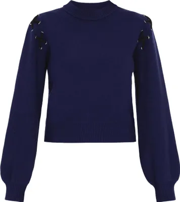 Image de Pull pour femmes ASHDOWN - bleu, taille M/L