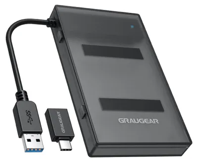 Image de GrauGear G-2603-AC GRAUGEAR USB-A/C 3.1 Adapterkabel  2,5" SATA SSD/HDD