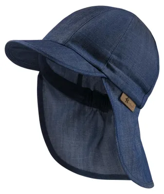 Produktbild von Sterntaler Schirmmütze mit Nackenschutzschutz Jeans für Jungen - Schirmmütze Kin