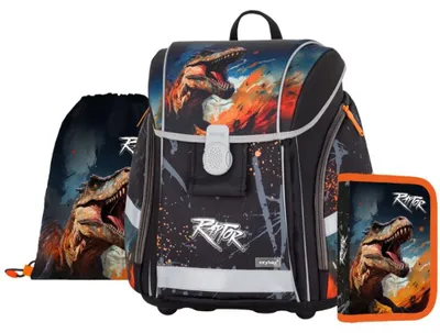 Image de Set scolaire OXYBAG 3 pièces Premium Light Dino