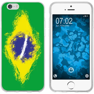 Produktbild von PhoneNatic Case kompatibel mit Apple iPhone 6s / 6 Silikon-Hülle WM Brasilien M3