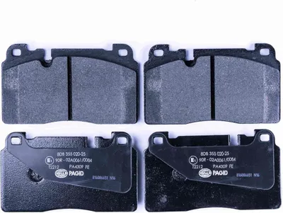 Imagen del producto de HELLA 8DB 355 020-251. Juego de pastillas de freno delanteras para:* AUDI A6 Avant (4G5, 4GD, C7)* AUDI Q5 (8RB)* AUDI A6 Limousine (4G2, 4GC, C7)* AUDI A7 Sportback (4GA, 4GF)