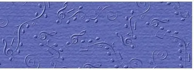 Produktbild von Prägekarton Elegance 220g/qm 23x32cm VE=5 Blatt Partitur dunkelblau