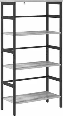 Immagine prodotto di vidaXL Libreria Grigio Sonoma 60 x 29,5 x 115 cm Materiale a base di legno