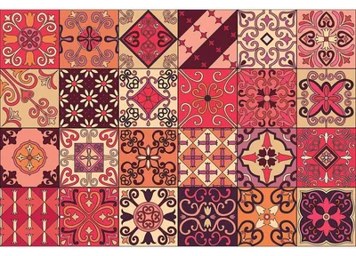 Obrázek produktu pro Samolepicí nálepky na obklady do kuchyně a koupelny – 24 nálepek Eraldo Azulejos – 24 nálepek o rozměrech 10 x 10 cm
