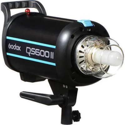 Zdjęcie produktu dla GODOX QS600II Profesjonalna studyjna lampa błyskowa stroboskopowa 600Ws GN76 z lampą modelującą Profesjonalna studyjna lampa błyskowa do fotografii portretowej (QS600II)