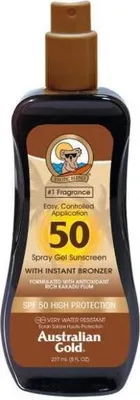 Zdjęcie produktu dla Australian Gold Żel W Sprayu Z Bronzerem SPF50