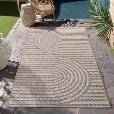 Obrázek produktu pro Homebyhome Venkovní Koberec Vod?odolný a UV Odolný Ideální do Kuchyn? na Balkon Terasu Zahradu i Obývací Pokoj, Velikost: 80x150 cm